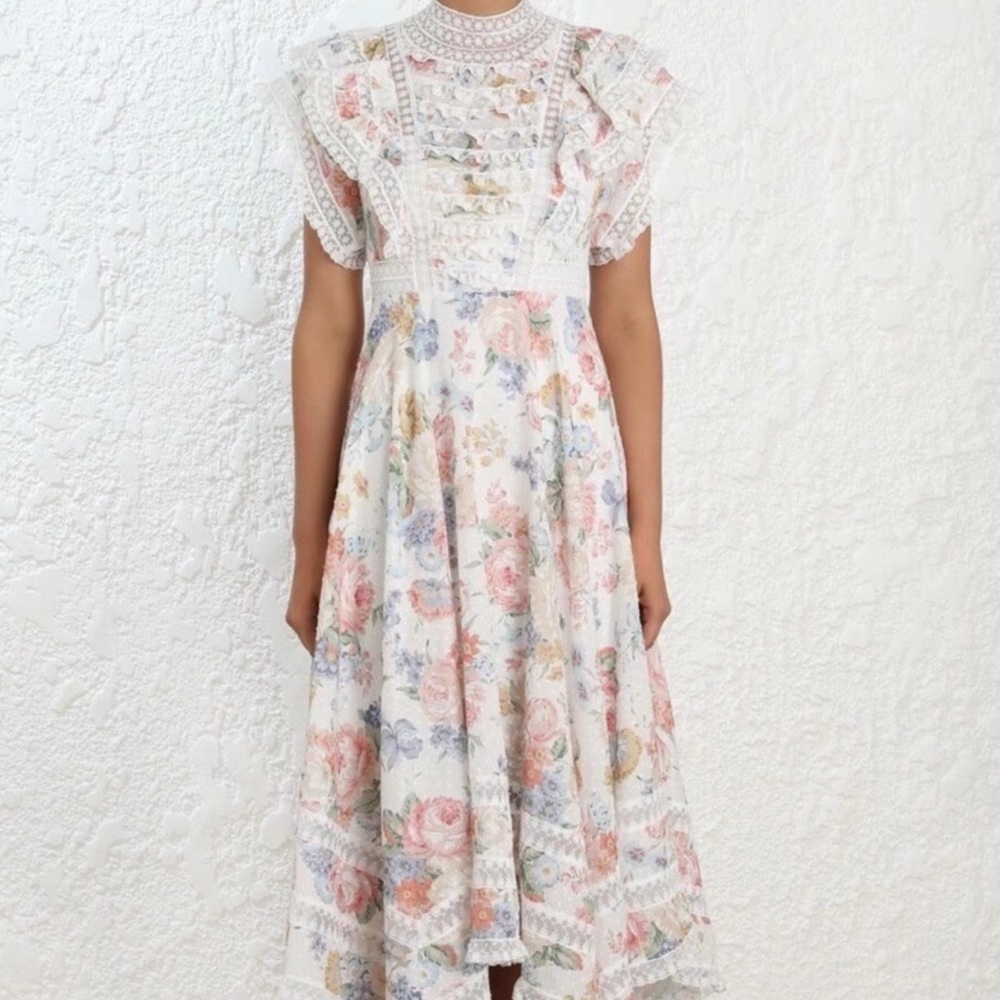 Nwot Zimmermann Bowie cotton lace dress